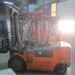 Heftruck Heli CPD35B, elektrisch, triplomast, side shift. 3