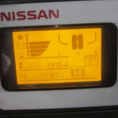 Nissan 1N1L18Q, heftruck elektrisch, triplomast, side shift. 5